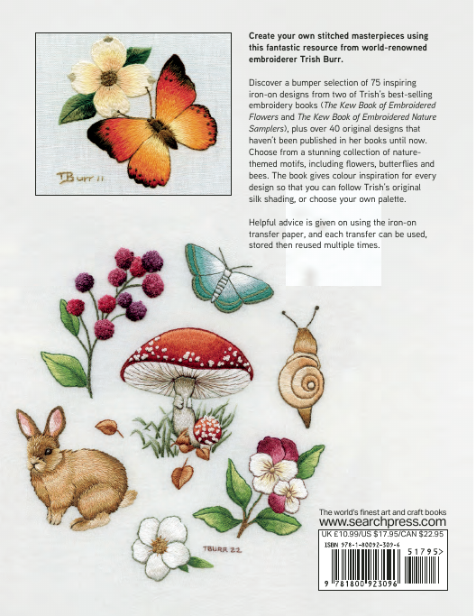 trish burr's nature embroidery transfers