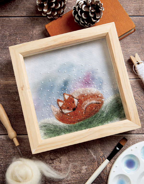 needle felting art - Knot Another Hat