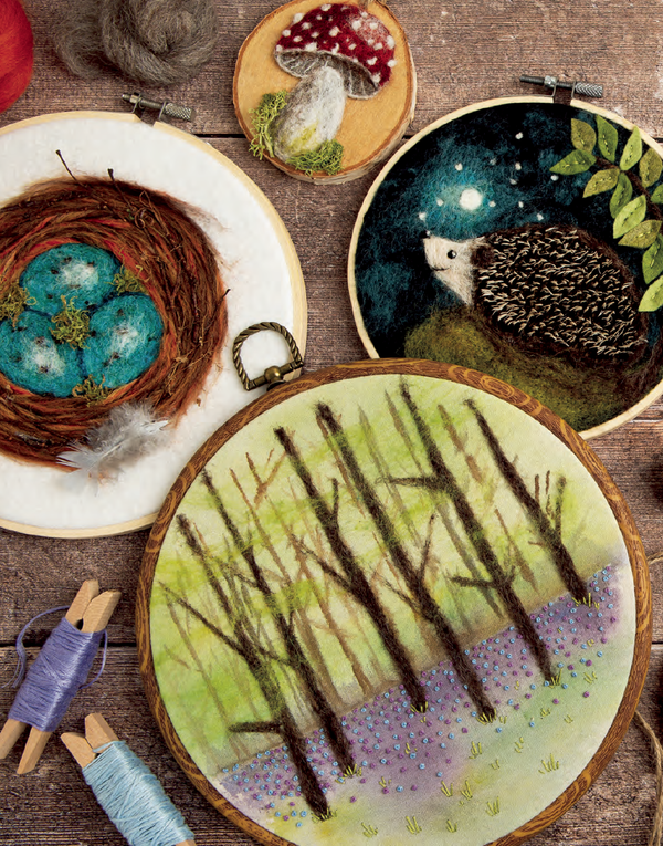 needle felting art - Knot Another Hat