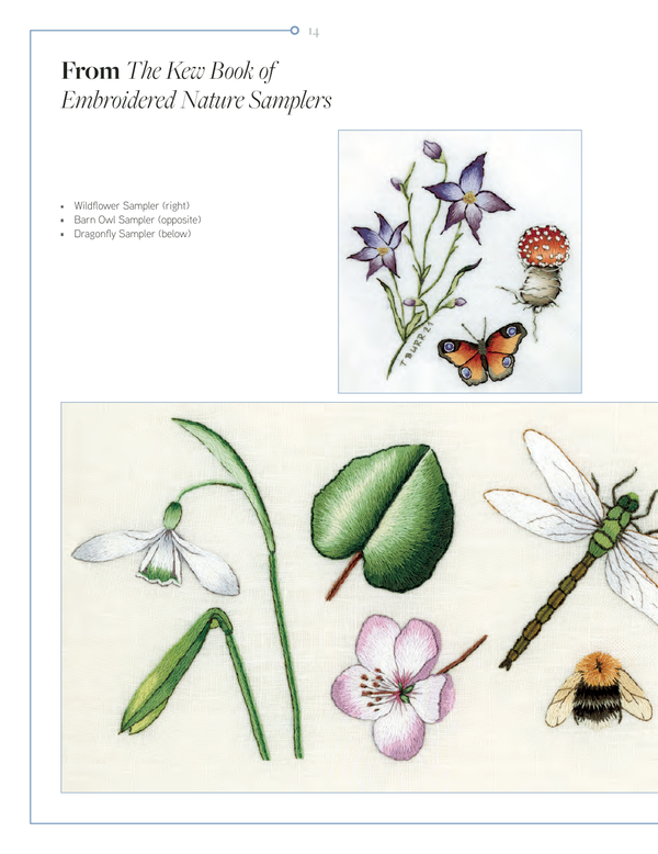 trish burr's nature embroidery transfers