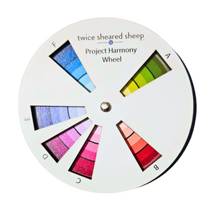 twice sheared project harmony color wheel - Knot Another Hat