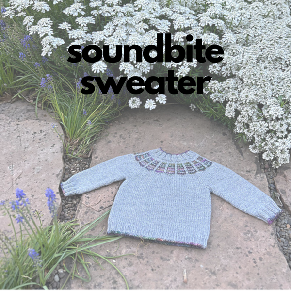 IN-STORE CLASS: Soundbite Sweater :: Sundays, Mar 9, 16 & 23 - Knot Another Hat