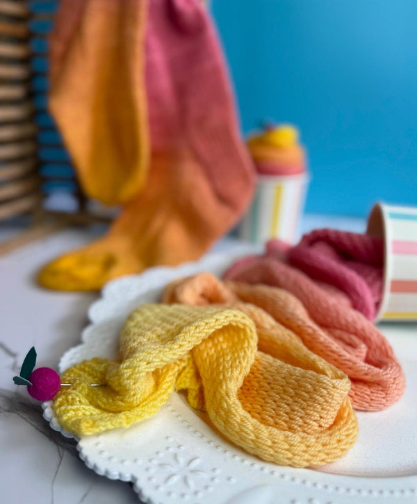 wonderland yarns sweet sorbet sock kits - Knot Another Hat
