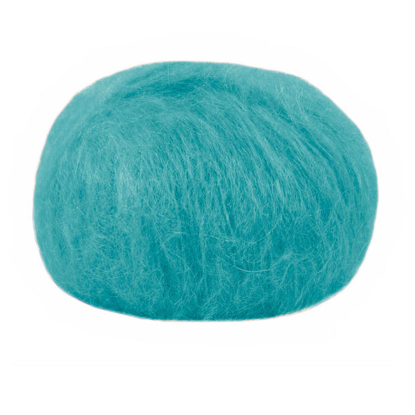 lana gatto wool mohair 30485 turquoise - Knot Another Hat