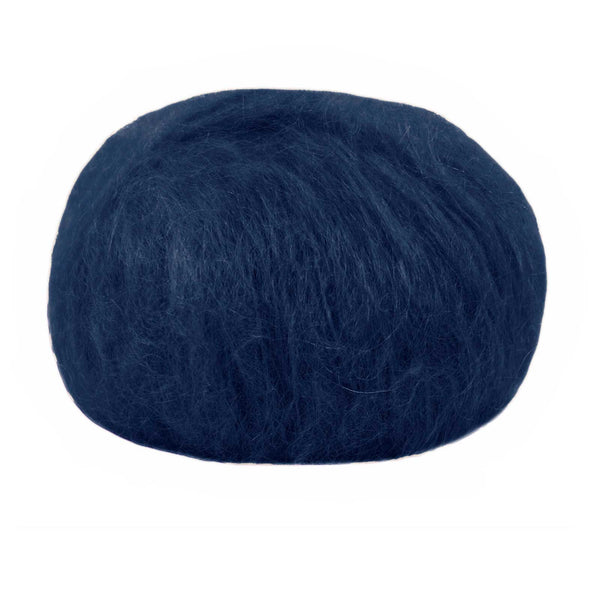 lana gatto wool mohair 6035 navy - Knot Another Hat