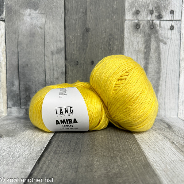 lang yarns amira light 0014 lemon - Knot Another Hat