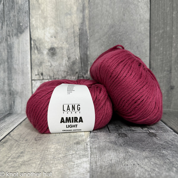 lang yarns amira light 0062 rose - Knot Another Hat