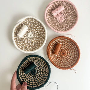 flax and twine naomi mini bowls (set of 4)  - Knot Another Hat