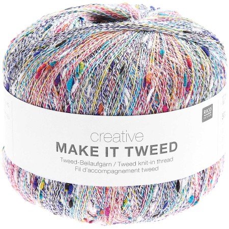 rico design creative make it tweed multicolor (original) - Knot Another Hat