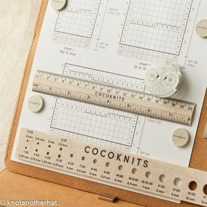 cocoknits ruler and gauge set  - Knot Another Hat