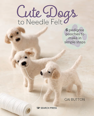cute dogs to needle felt  - Knot Another Hat