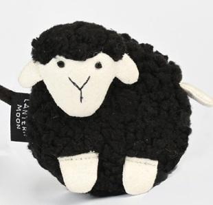 lantern moon sheep tape measure black - Knot Another Hat