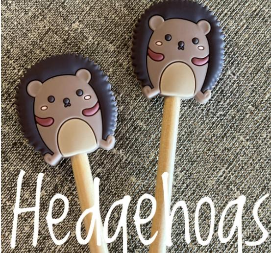 minnie & purl stitch stoppers hedgehogs - Knot Another Hat