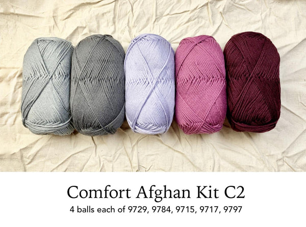 norah's vintage afghan kit, by berroco comfort 2 - Knot Another Hat