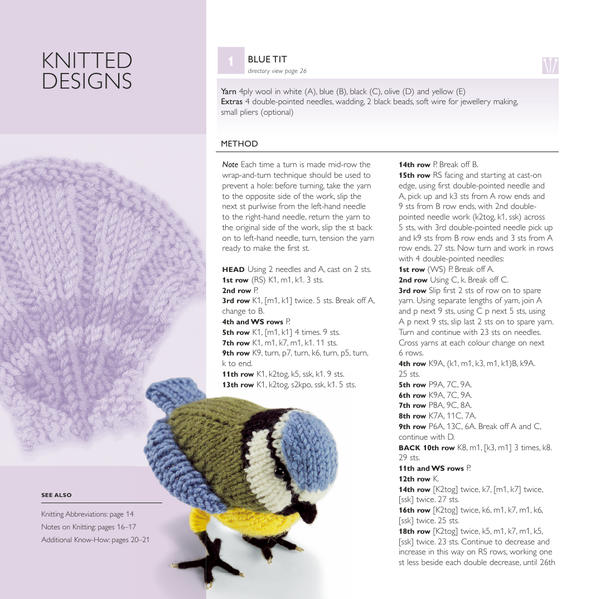 birds, butterflies & little beasts to knit & crochet  - Knot Another Hat