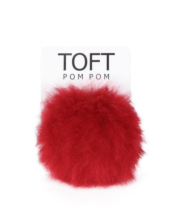 toft alpaca pom poms ruby - Knot Another Hat