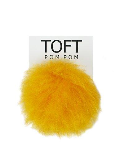 toft alpaca pom poms yellow - Knot Another Hat