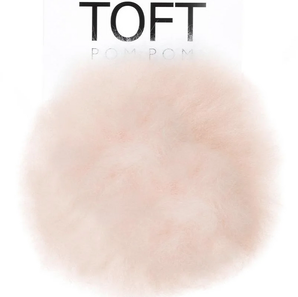 toft alpaca pom poms coral - Knot Another Hat