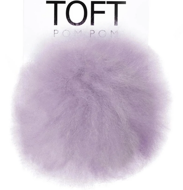 toft alpaca pom poms violet - Knot Another Hat