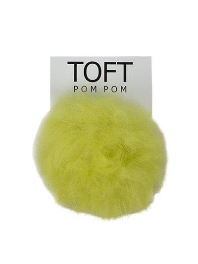 toft alpaca pom poms lime - Knot Another Hat