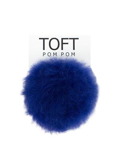 toft alpaca pom poms blue - Knot Another Hat